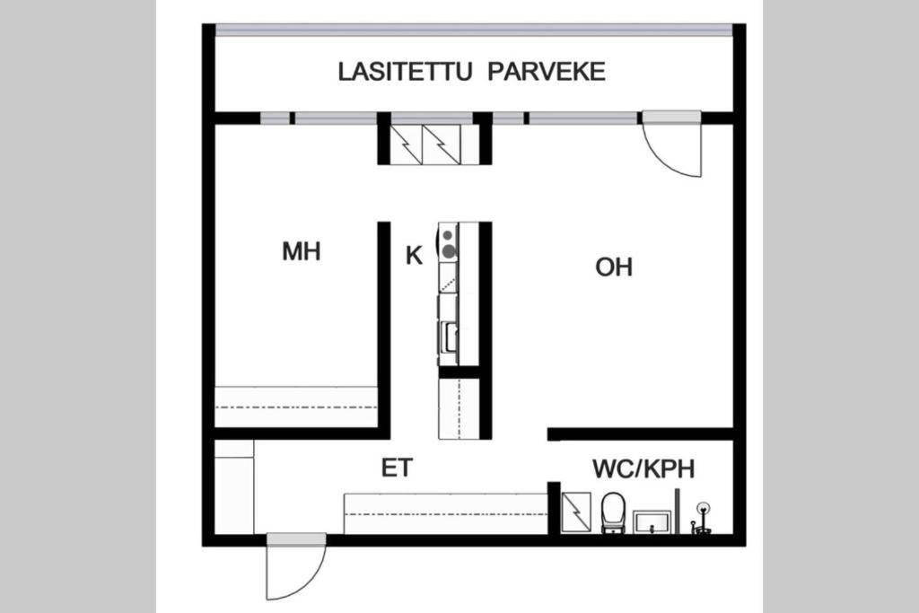 Apartment Scandinavian 2-rooms Perfect Town Location Helsinki